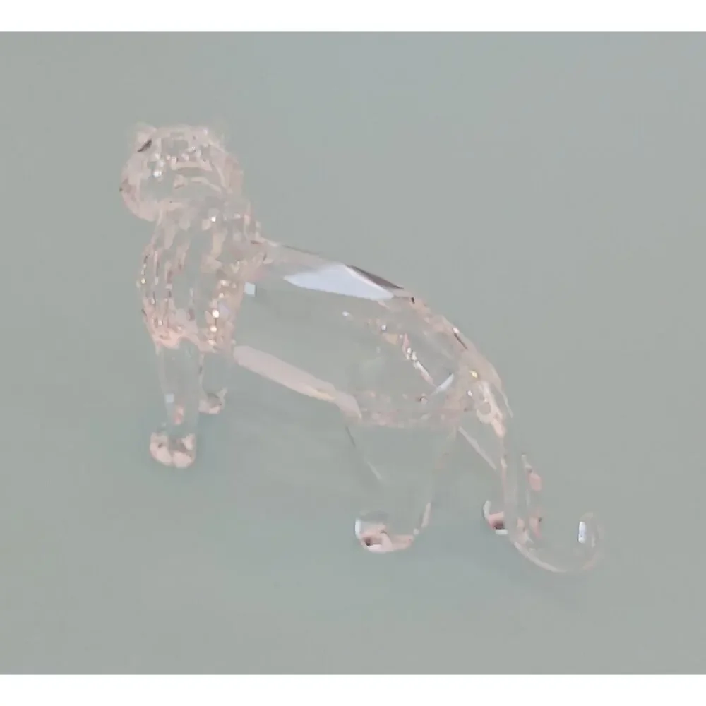 Swarovski Crystal Tiger Figurine 220470 Animal Statue Wildlife Display With Box